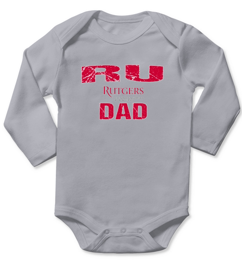 Champion Dad Rutgers University 2020 Long Sleeve Baby One-Piece