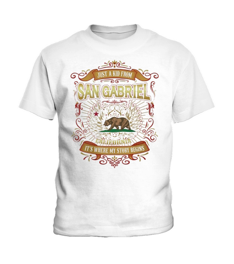 San Gabriel  California Kids T-Shirt