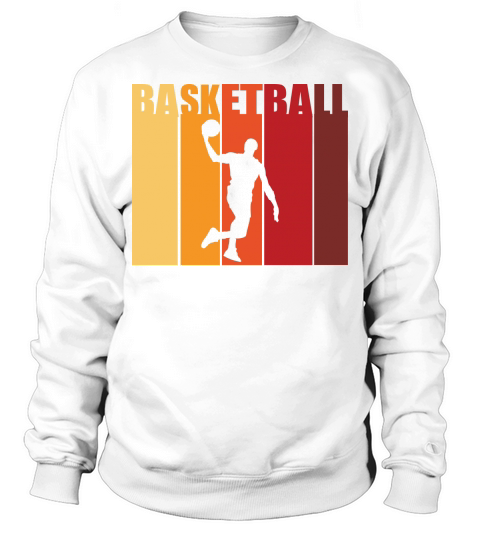 Vintage Basketball Player silhouette Sweatshirt Unisex