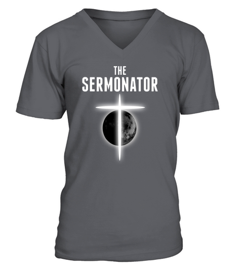 The Sermonator Pastor Shirt V-Neck T-shirt