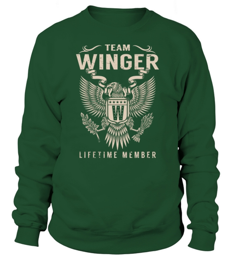 Team WINGER Lifetime Member Name Shirts Sweatshirt Unisex