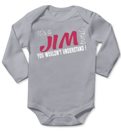 Jim Its Jim Thing - TeeForJim Long Sleeve Baby One-Piece