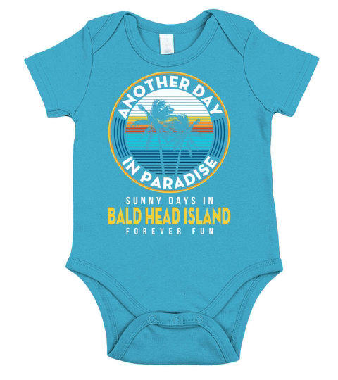 Sunny Days In Bald Head Island Forever Fun Summer Paradise 2020 Short Sleeve Baby One-Piece