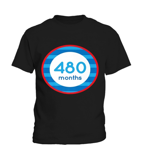 480 Months - 40th Birthday Gift Tshirt Kids T-Shirt