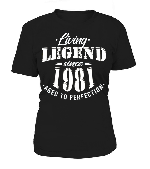 1981 birthday legend men women Women's T-Shirt