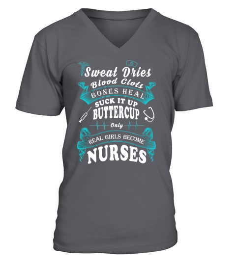 Real girl become nurses Tshirt V-Neck T-shirt