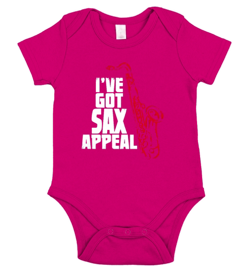 Saxophone Short Sleeve Baby One-Piece