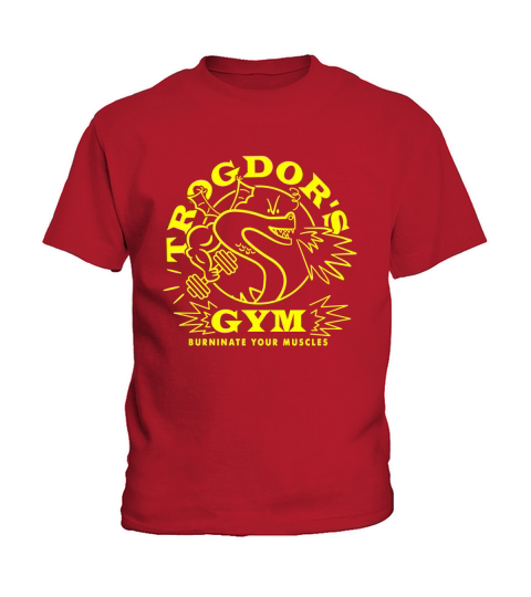 Snake Trogdor’s Gym Burninate Your Muscles shirt Kids T-Shirt