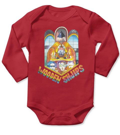 Wooden Shjips band Tshirt Long Sleeve Baby One-Piece