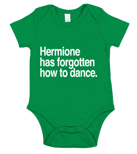 hermione has forgotten how to dance Short Sleeve Baby One-Piece