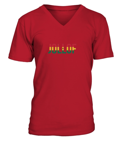 Ghana Jollof V-Neck T-shirt
