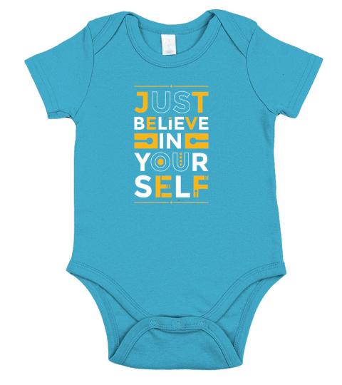 Just believe in yourself Short Sleeve Baby One-Piece