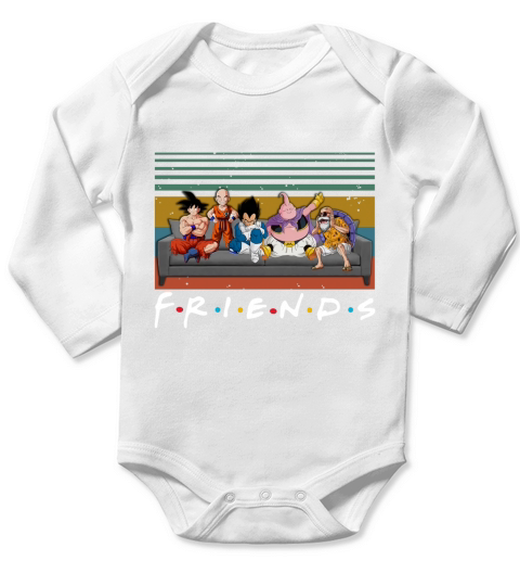 Dragon Ball Z Friends Vintage shirt Long Sleeve Baby One-Piece