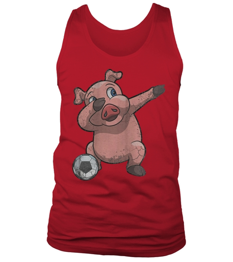 Dabbing Soccer Pig Dab Shirt_extract Tank Top Unisex
