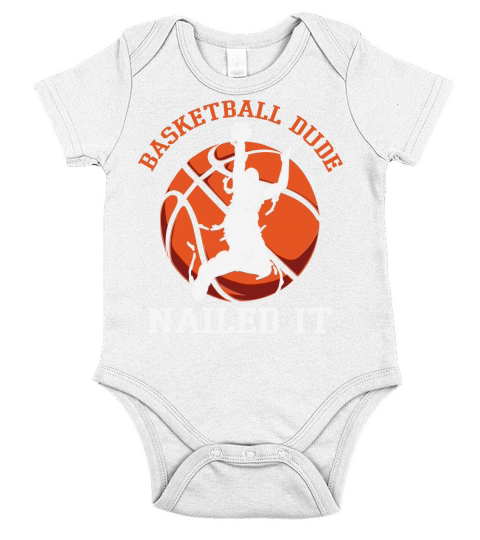 Dude Nailed It Basketball Lovers Short Sleeve Baby One-Piece