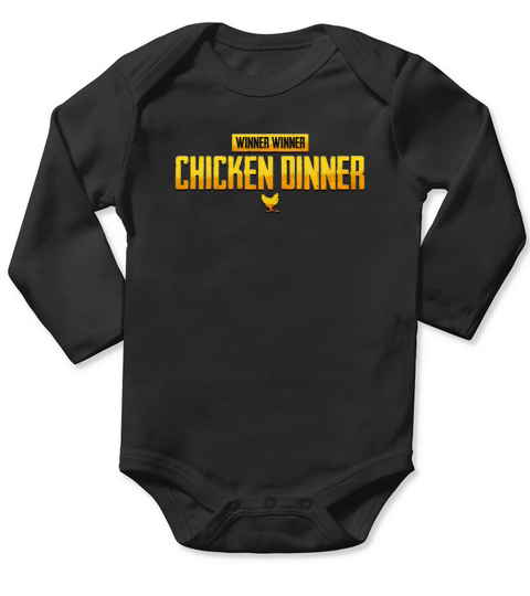 PUBG Winner winner chicken dinner Long Sleeve Baby One-Piece
