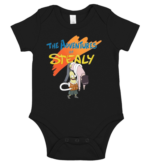 MR. STEALY Short Sleeve Baby One-Piece