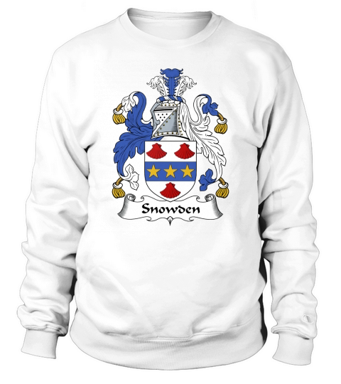 Snowden Family Crest British Family Crests Sweatshirt Unisex
