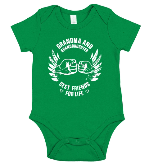 Grandma and Granddaughter Short Sleeve Baby One-Piece