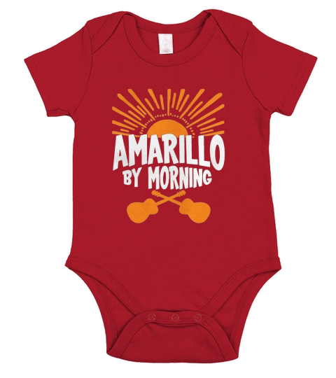 AMARILLO BY MORNING Short Sleeve Baby One-Piece