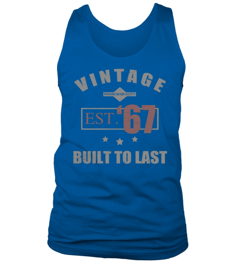 Vintage 1967 Birth Year Tank Top Unisex