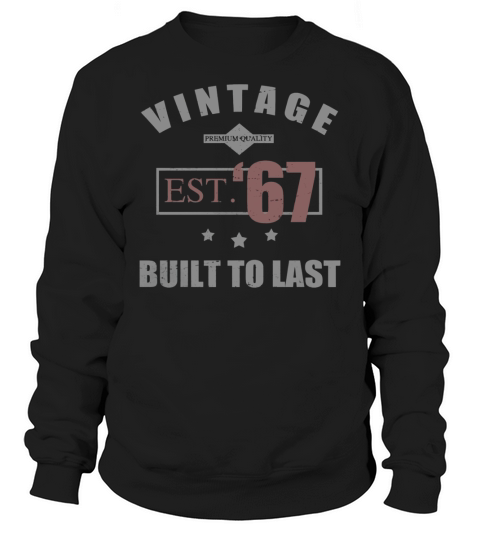 Vintage 1967 Birth Year Sweatshirt Unisex