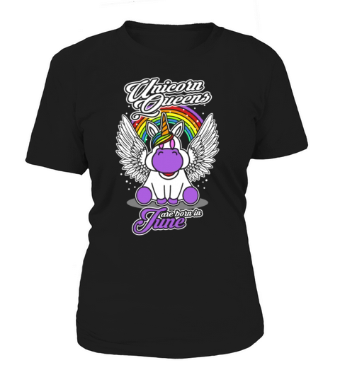 June Birthday Unicorn Queen Women's T-Shirt