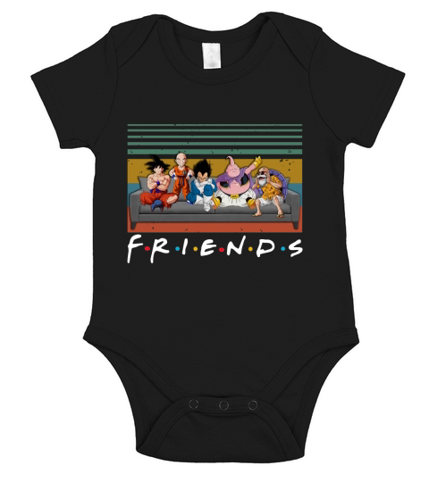 Dragon Ball Z Friends Vintage shirt Short Sleeve Baby One-Piece