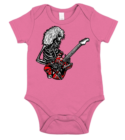Death Eddie Van Halen Short Sleeve Baby One-Piece