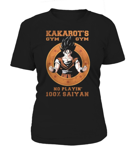 Kakarots Gym No Playin100% Saiyan T Shirt Women's T-Shirt