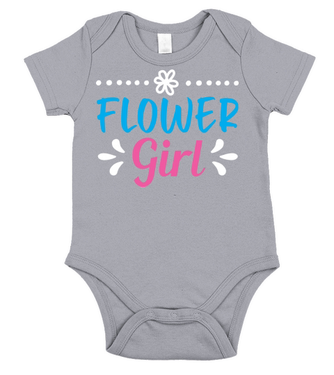 Wedding Flower girl Short Sleeve Baby One-Piece