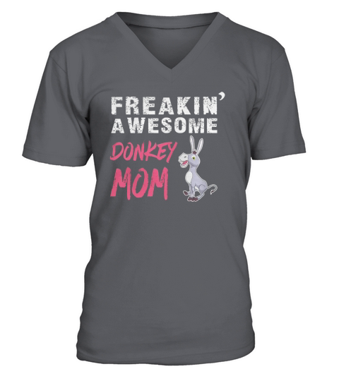Donkey mom V-Neck T-shirt