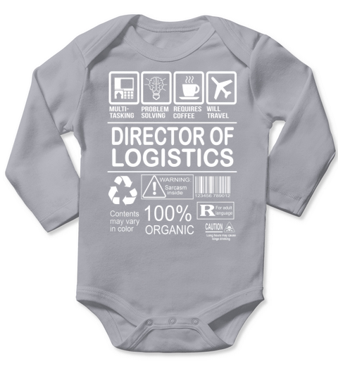 DIRECTOR OF LOGISTICS FMultiold Long Sleeve Baby One-Piece