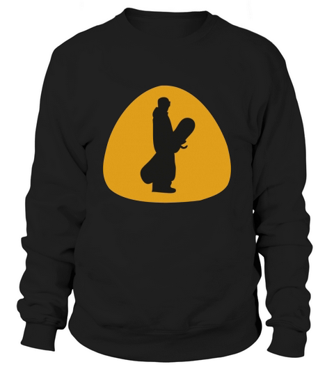 A snowboard logo Sweatshirt Unisex