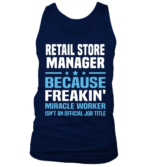 Retail Store Manager Tank Top Unisex