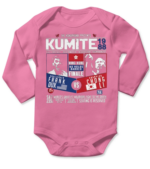 The Kokuryukai presents Kumite 1988 full contact deathmatch Long Sleeve Baby One-Piece