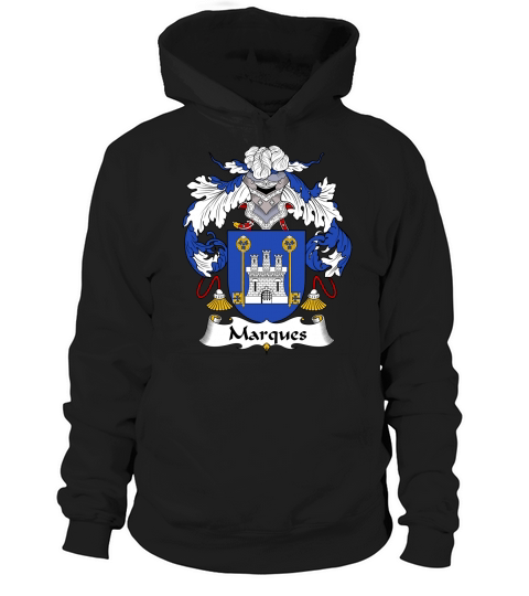 Marques Family Crest Portuguese Family Crests Hoodie Unisex