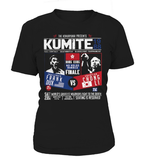 The Kokuryukai presents Kumite 1988 full contact deathmatch Women's T-Shirt
