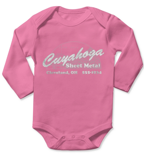 Cuyahoga Sheet Metal Long Sleeve Baby One-Piece