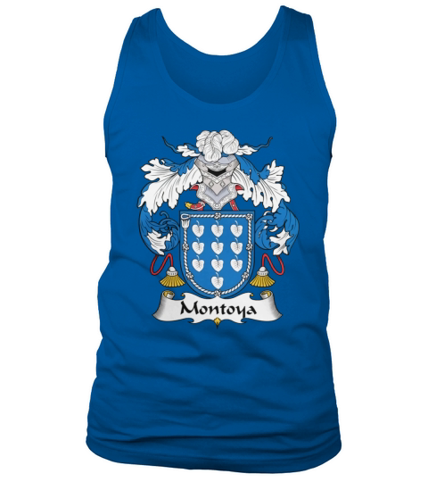 Montoya Family Crest Spanish Family Crests Tank Top Unisex