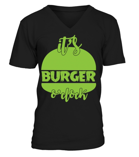 Its burger oclock V-Neck T-shirt