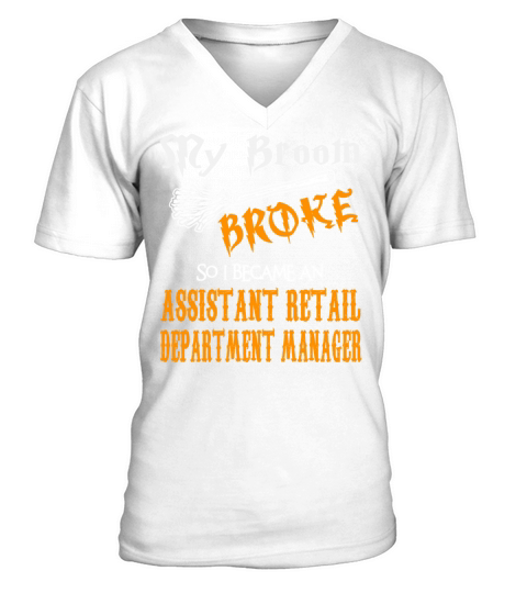 Assistant Retail Department Manager V-Neck T-shirt