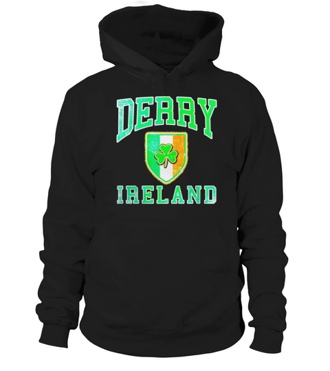 DERRY IRELAND Distressed Hoodie Unisex
