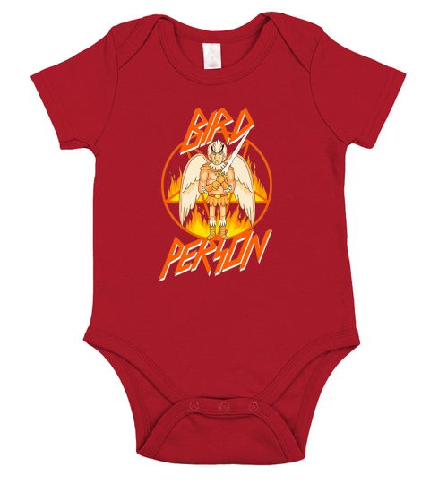 Bird Person Tshirt Short Sleeve Baby One-Piece