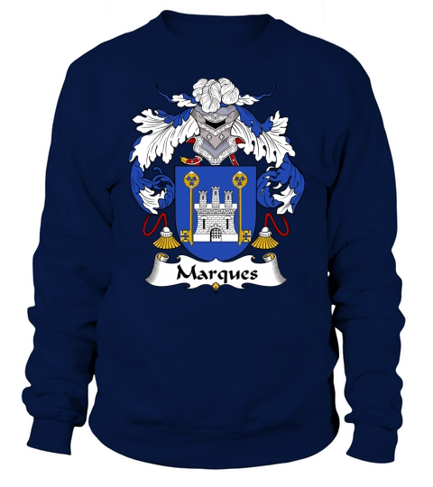 Marques Family Crest Portuguese Family Crests Sweatshirt Unisex