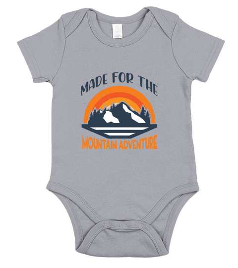 Made for the mountain adventure Short Sleeve Baby One-Piece