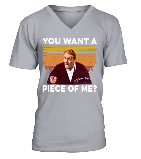 Frank Costanza you want a piece of me Vintage Seinfeld signature shirt V-Neck T-shirt