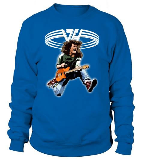 Rip Eddie Van Halen playing Guitar Sweatshirt Unisex