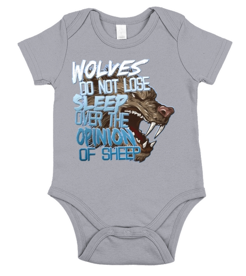 Wolves And Sheep Short Sleeve Baby One-Piece