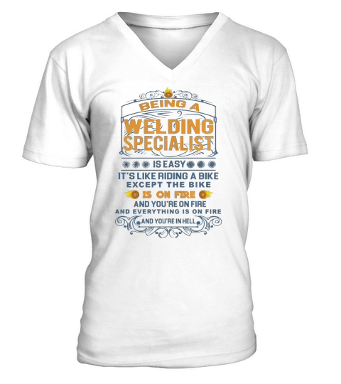 WELDING SPECIALIST V-Neck T-shirt